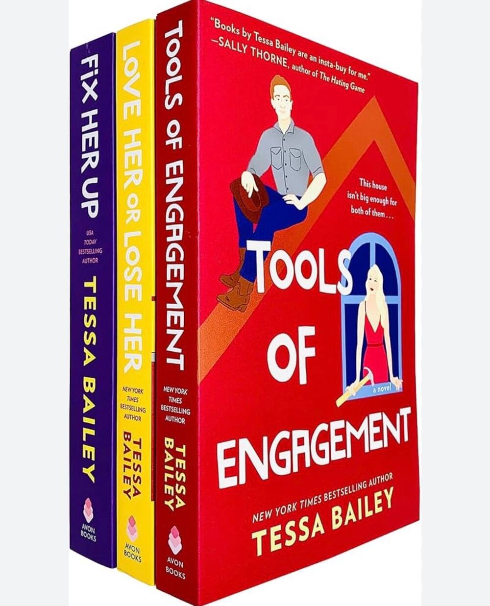 Tessa Bailey Hot And Hammered Series 3 Books Collection Set By Tessa Bailey